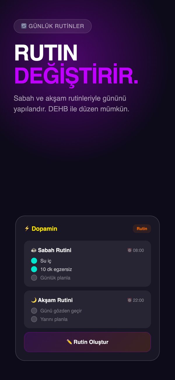 Dopamin günlük rutinler